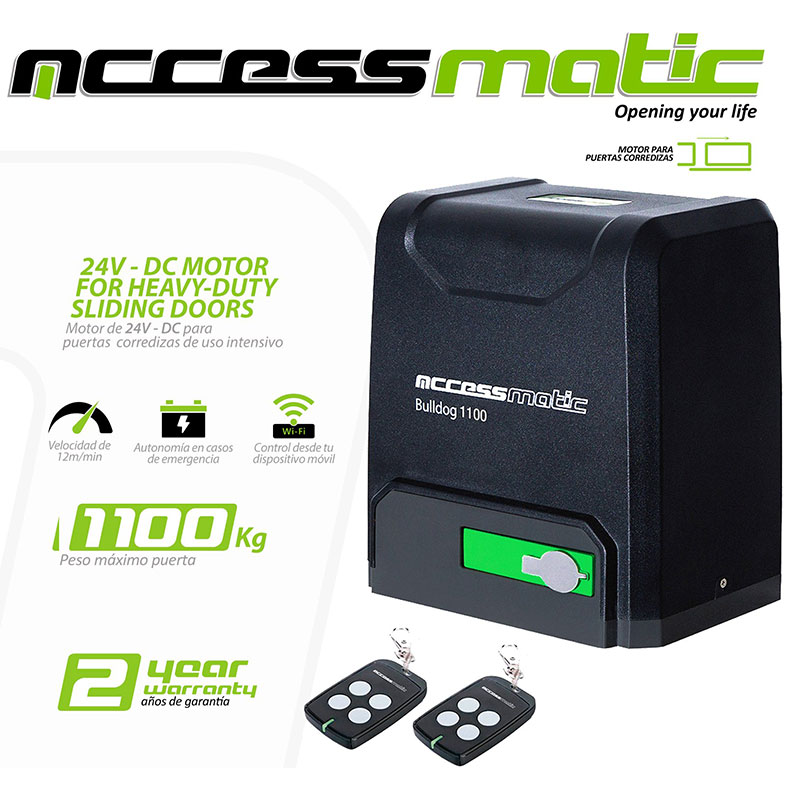 Motores para Portones Corredizos Accessmatic Bulldog 1100 CERCA DE MI en bucaramanga, barrancabermeja, tunja, medellin, barranquilla, cartagena, santamarta
