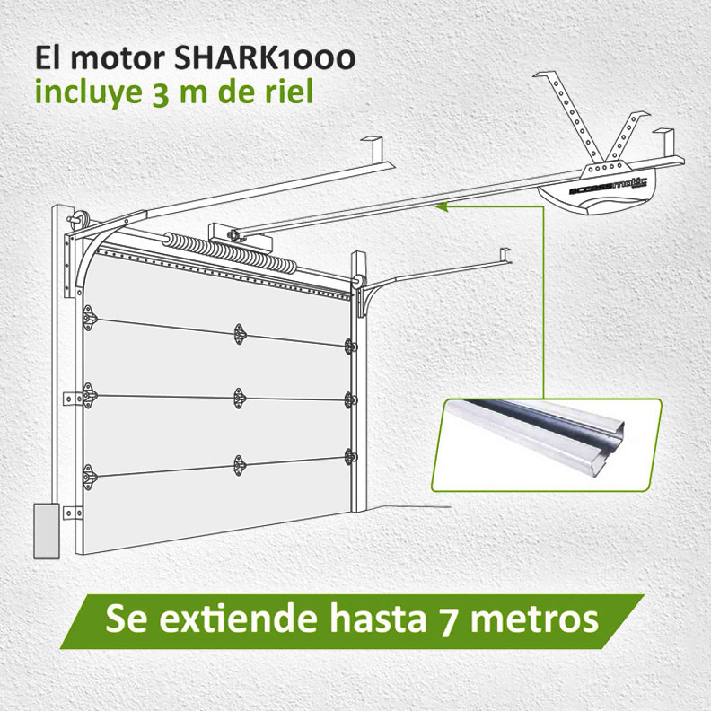 motores para puertas de garaje cerca de mi Shark 1000 en cucuta, manizales, pereira, ibague, monteria